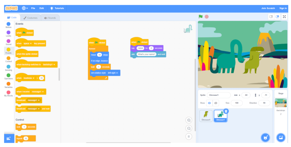 Scratch coding parallelism