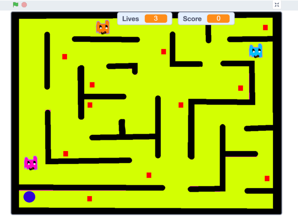 GOOGLE PACMAN free online game on