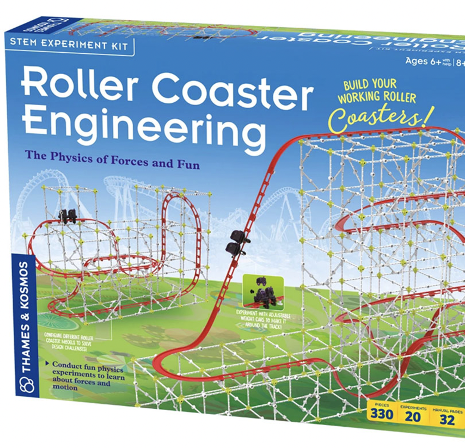 Roller coaster engineering kit for kids' birthdays and holidays gifts