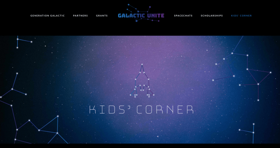 Virgin Galactic space activity for kids