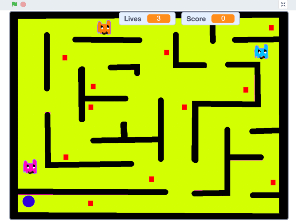 How to code an easy Pacman game