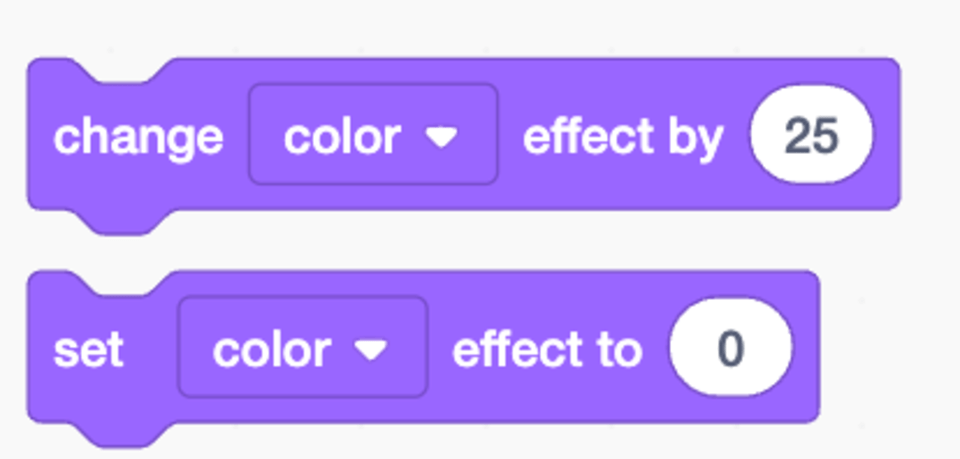 Set Color Block: Programming in Scratch 2.0 