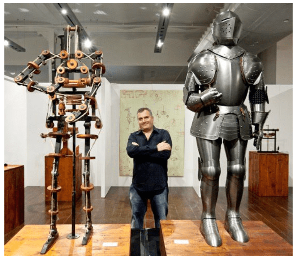 Leonardo da sale vinci humanoid robot