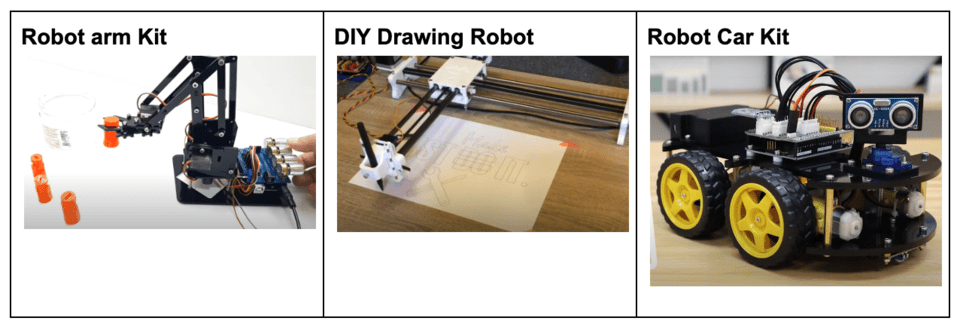 Example Arduino projects to do