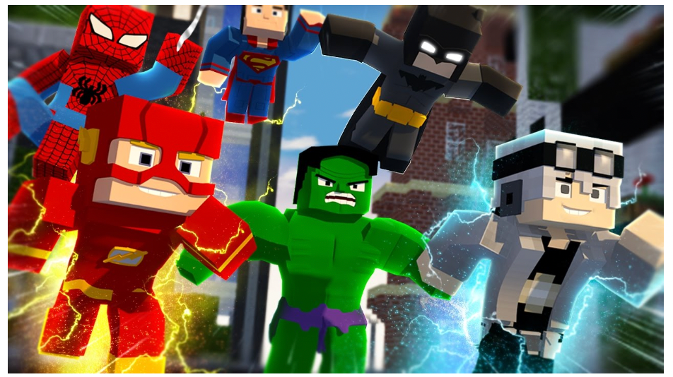 Superhero Mod for Minecraft for Kids