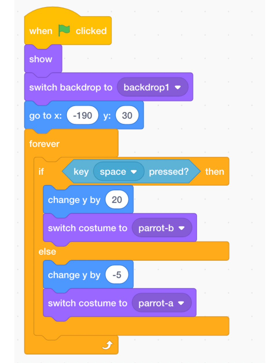 Flappy Bird using Scratch - 101 Computing