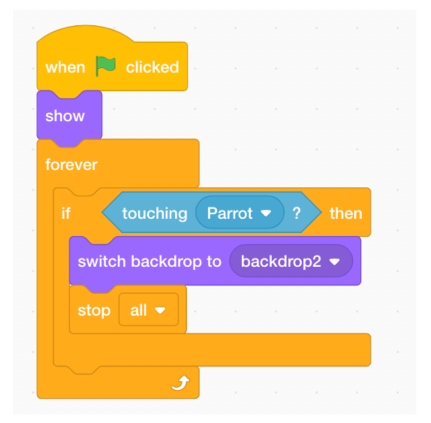 how to code flappy bird on scratch