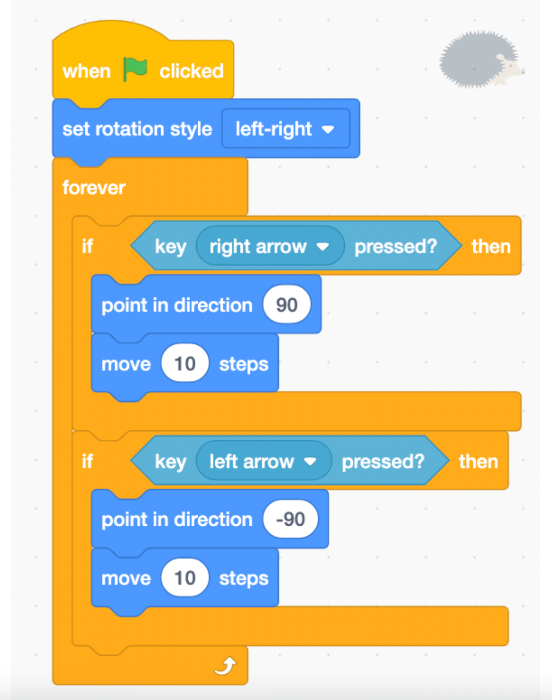 Move left and right