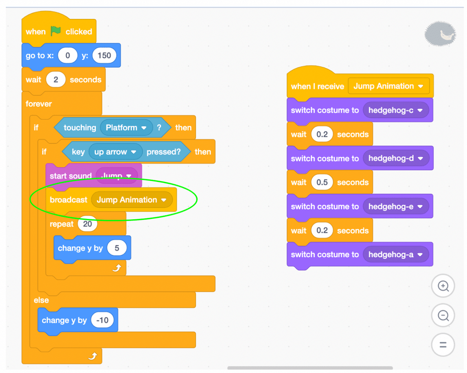 How to make DOODLE JUMP in Scratch