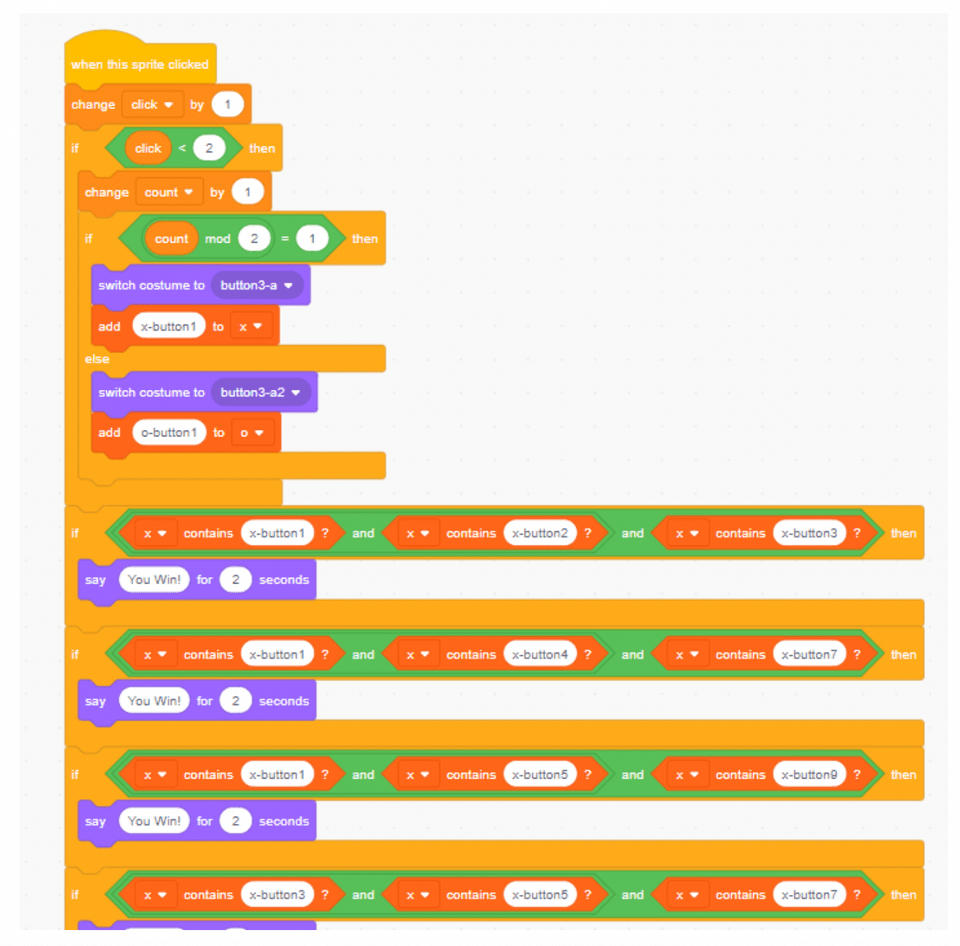 How To Make A Tic-Tac-Toe Game In Scratch! 