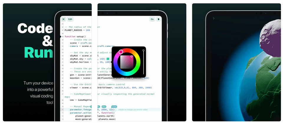 Codea coding app for teens