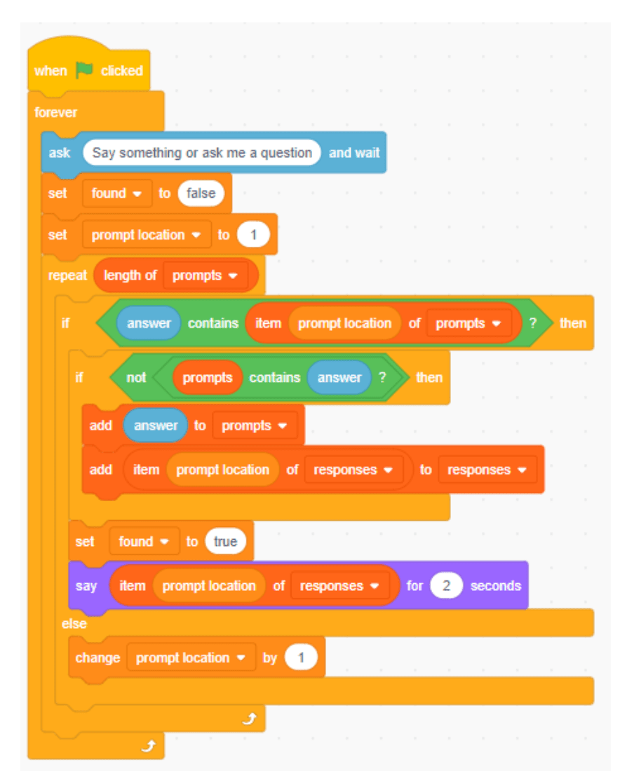 Choose prompt location