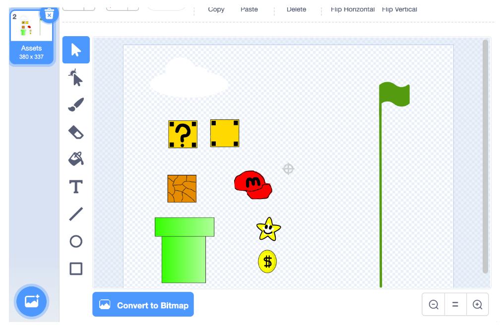 Make An Easy Mario Platformer Game On Scratch