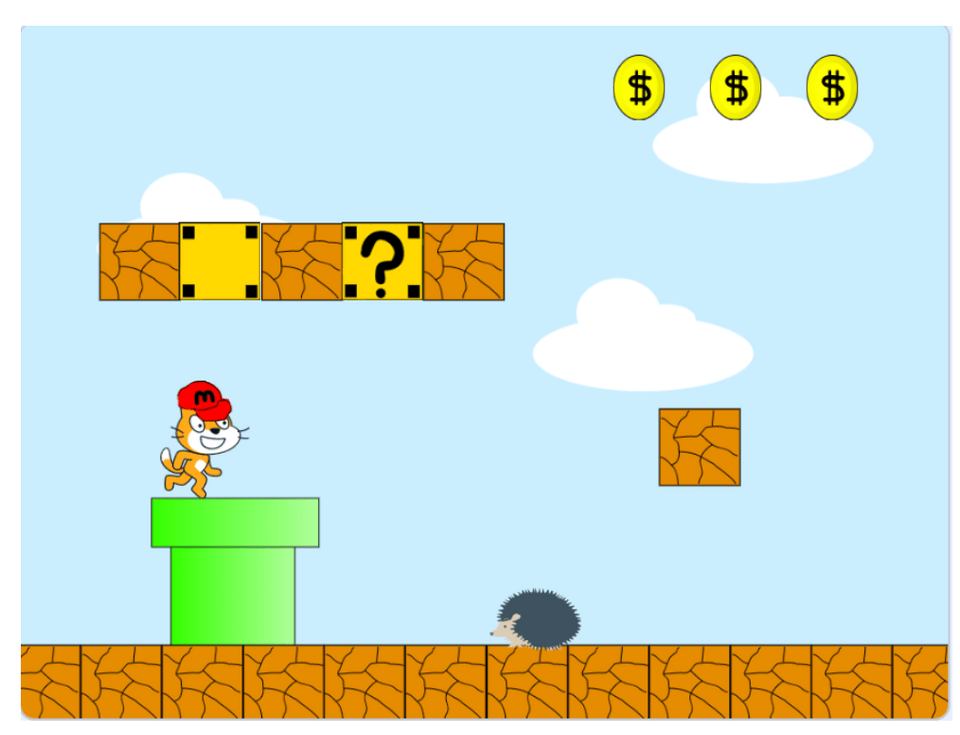 Make Super Mario Game using Python.