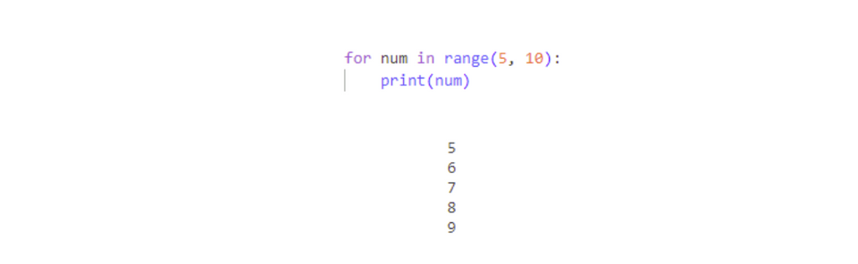 Python numbers list