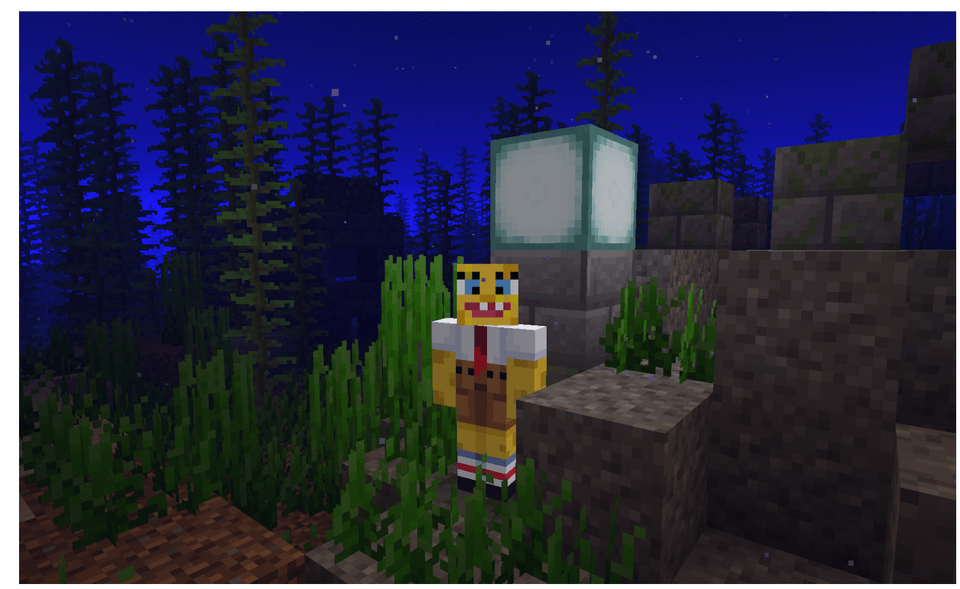 Minecraft spongebob skin