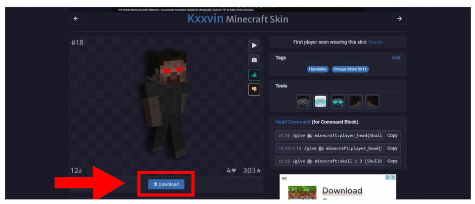 How to Download Minecraft Skins! 