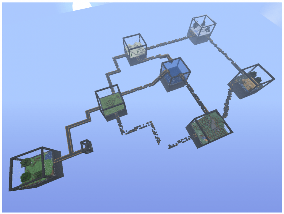 Cube survival Minecraft map