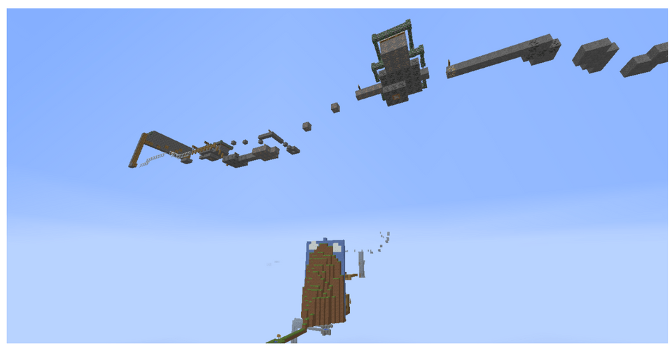 Peta Minecraft School Parkour