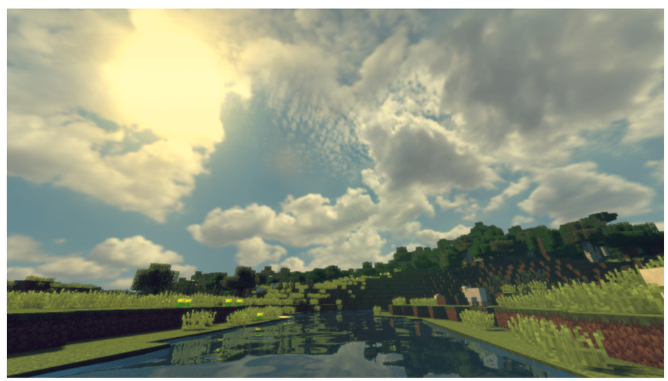 Realistic custom sky Minecraft