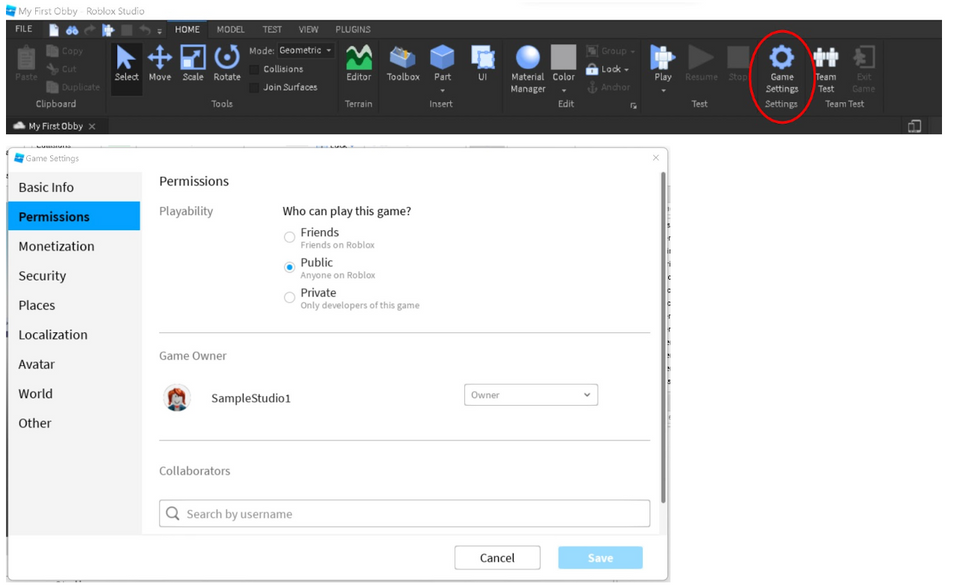 Finding the GameSettings Avatar Type in studio - Scripting Support