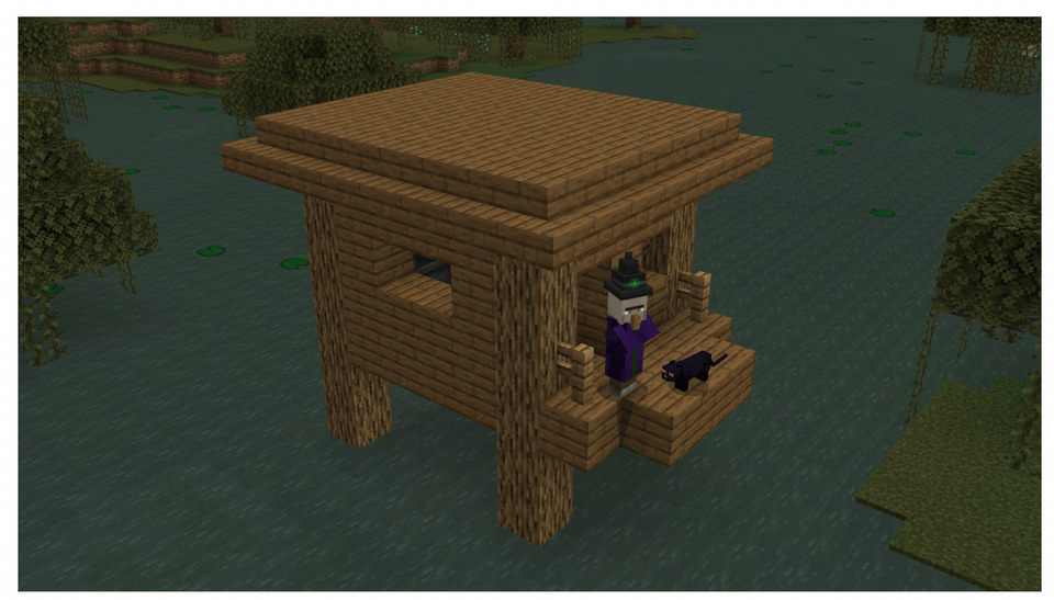 Swamp hut Minecraft structure