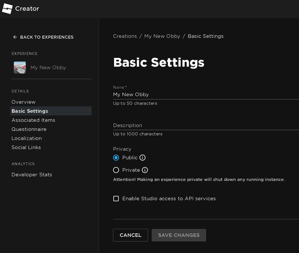 How To Change Roblox Game Settings 