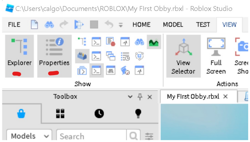 Create your first obby game in ROBLOX