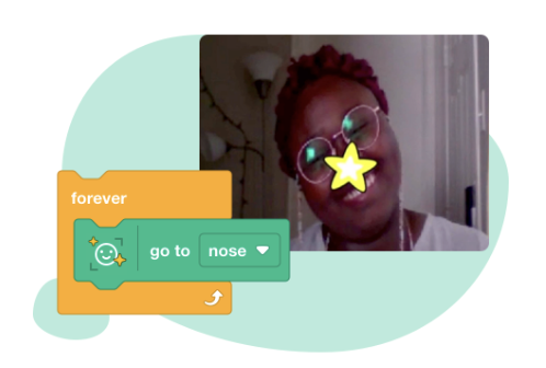 Face sensing on Scratch Lab AI activity