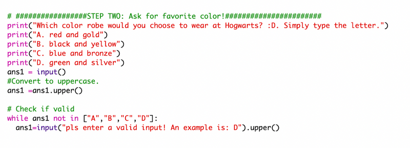 how-to-code-a-game-in-python-hogwarts-sorting-hat