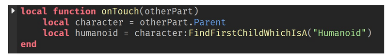 Add two lines inside the function