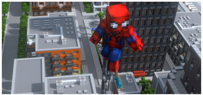 Spiderman Minecraft Skin