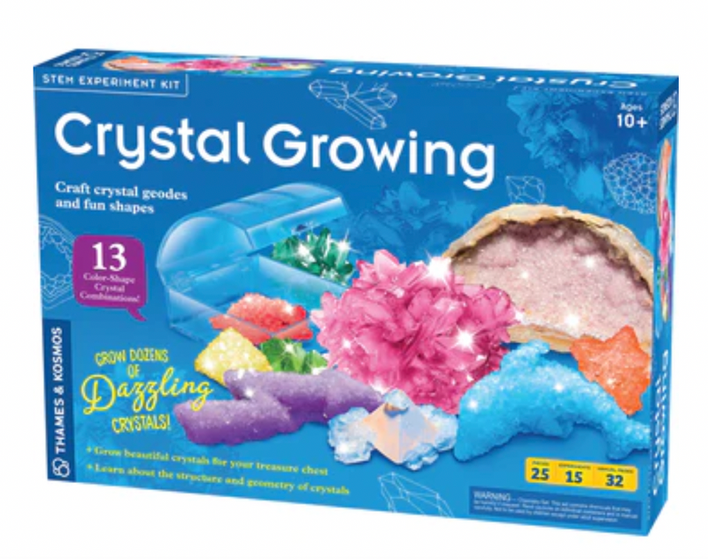 Crystal growing kit for kids