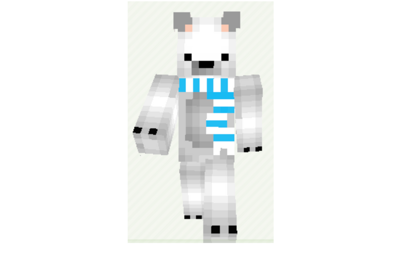 yPolar Skin, Minecraft Skin