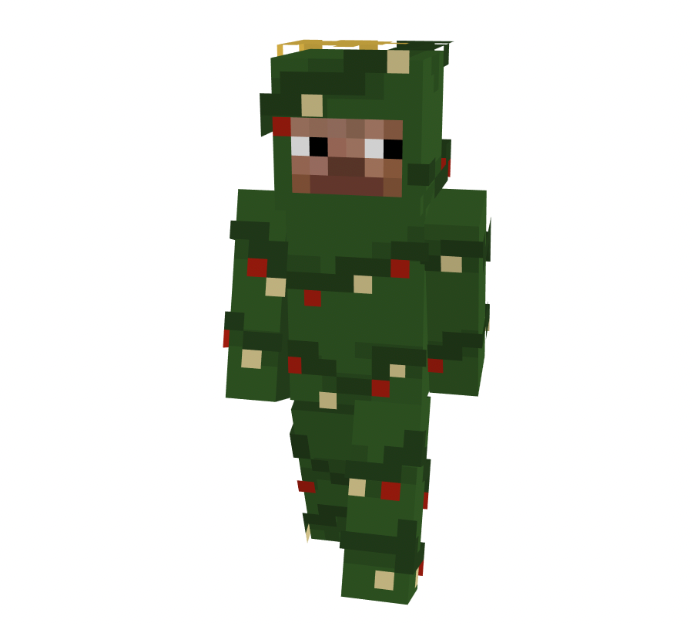 Tree lights Minecraft skin