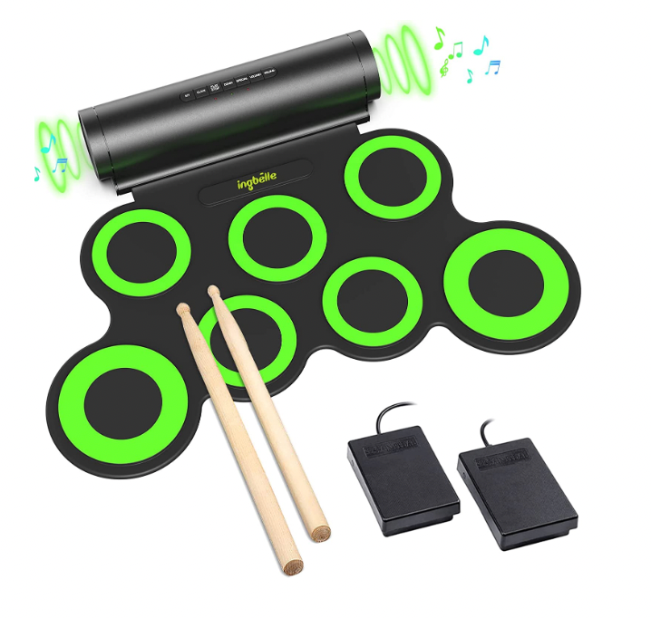 Drum set tech gift for kids