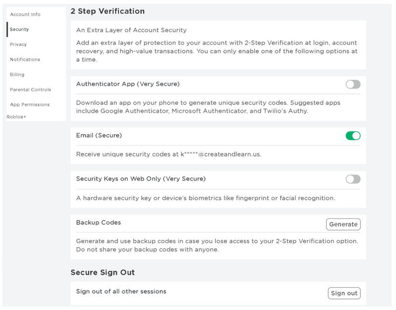 Essential Roblox parental-control settings