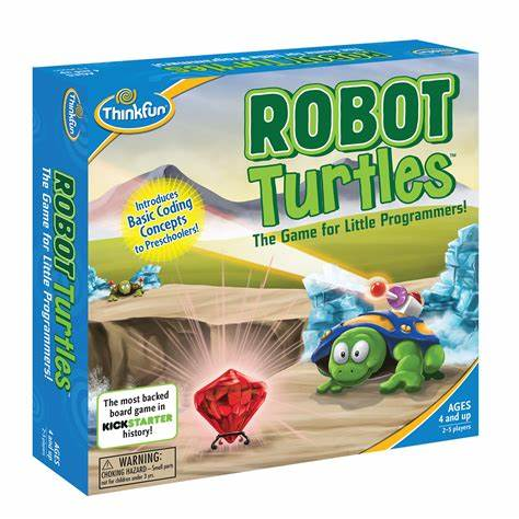 Image of the box of Robot Turtles