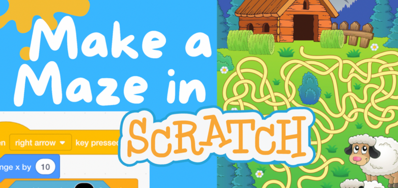 Make a maze game with Scratch coding