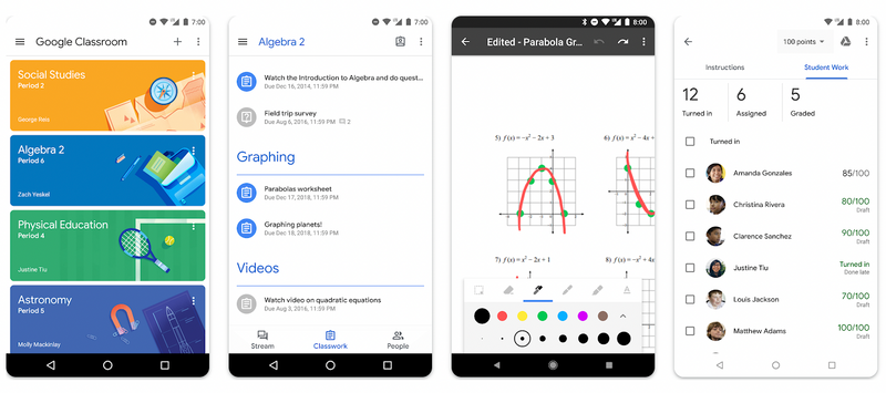 Google classroom free education app