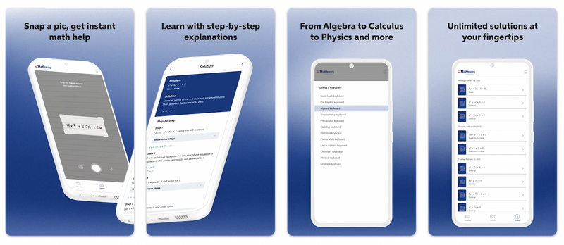 Mathway app