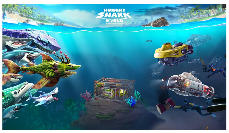 Hungry shark world