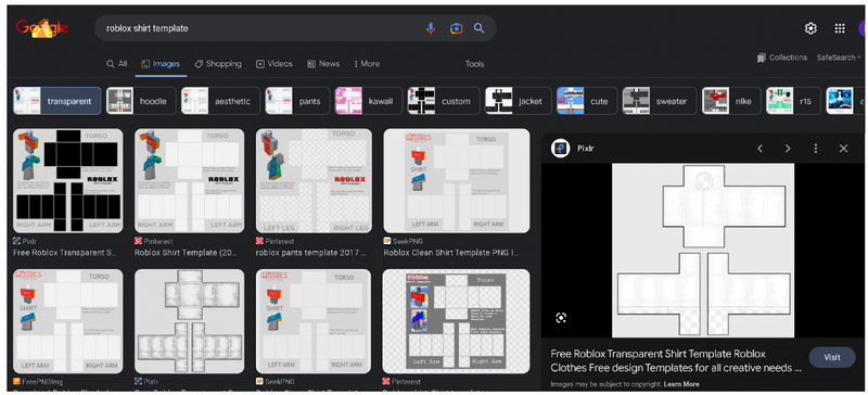 Make Custom Roblox Shirt Templates in 4 Simple Steps