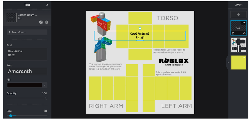 Make Custom Roblox Shirt Templates in 4 Simple Steps