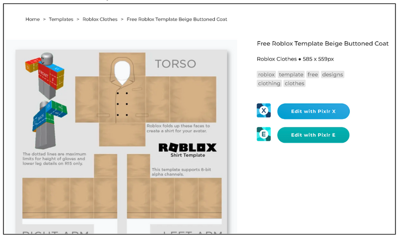 Shirts best sale templates roblox