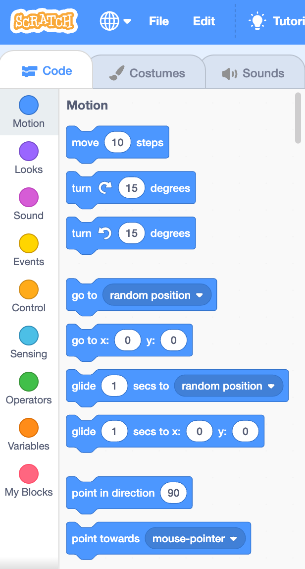 How to code on Scratch