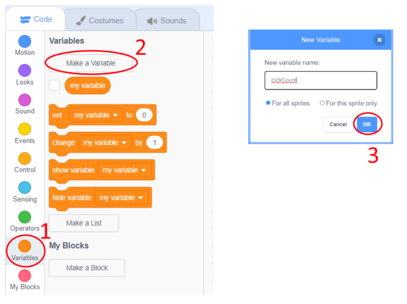 Create a Variable