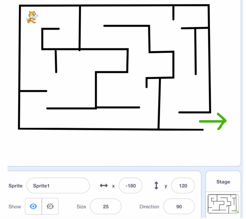 Make a maze game