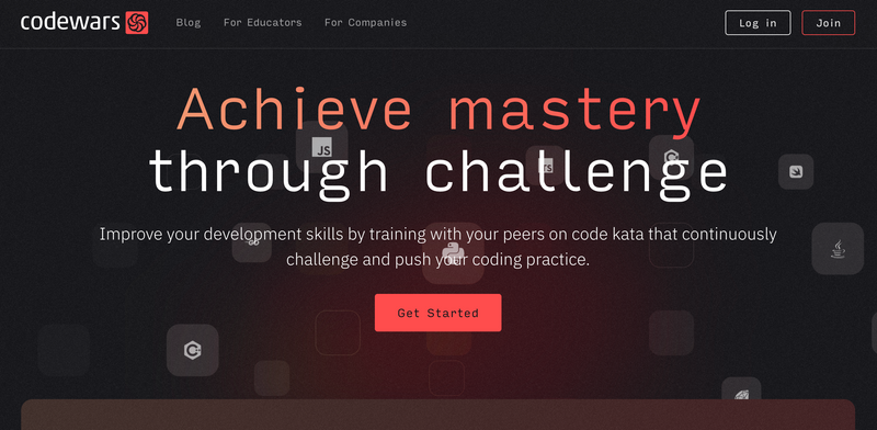 Try coding challenges