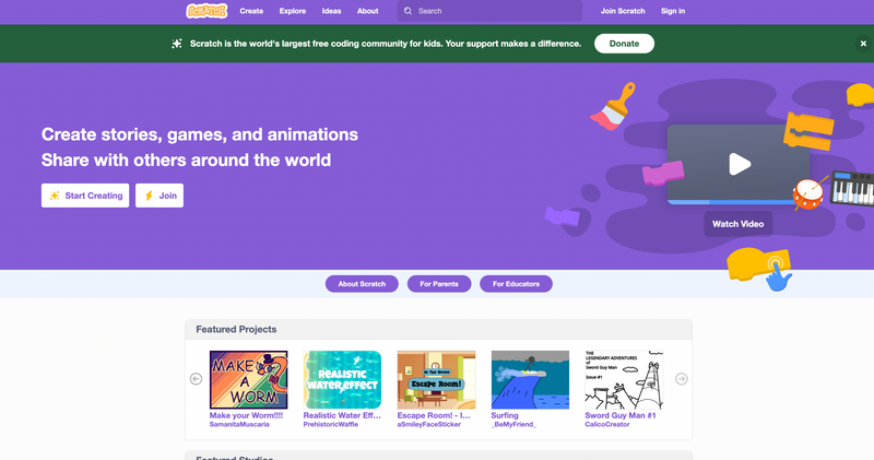 Scratch website